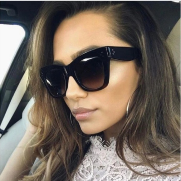 Vintage Inspired Luxe Black Leopard Sunglasses - Picture 4 of 8